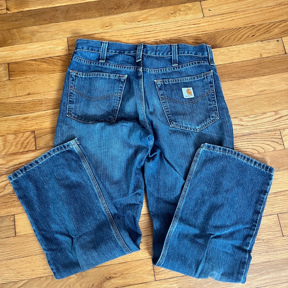 Carhartt Men's Blue Jeans 32” x 30”